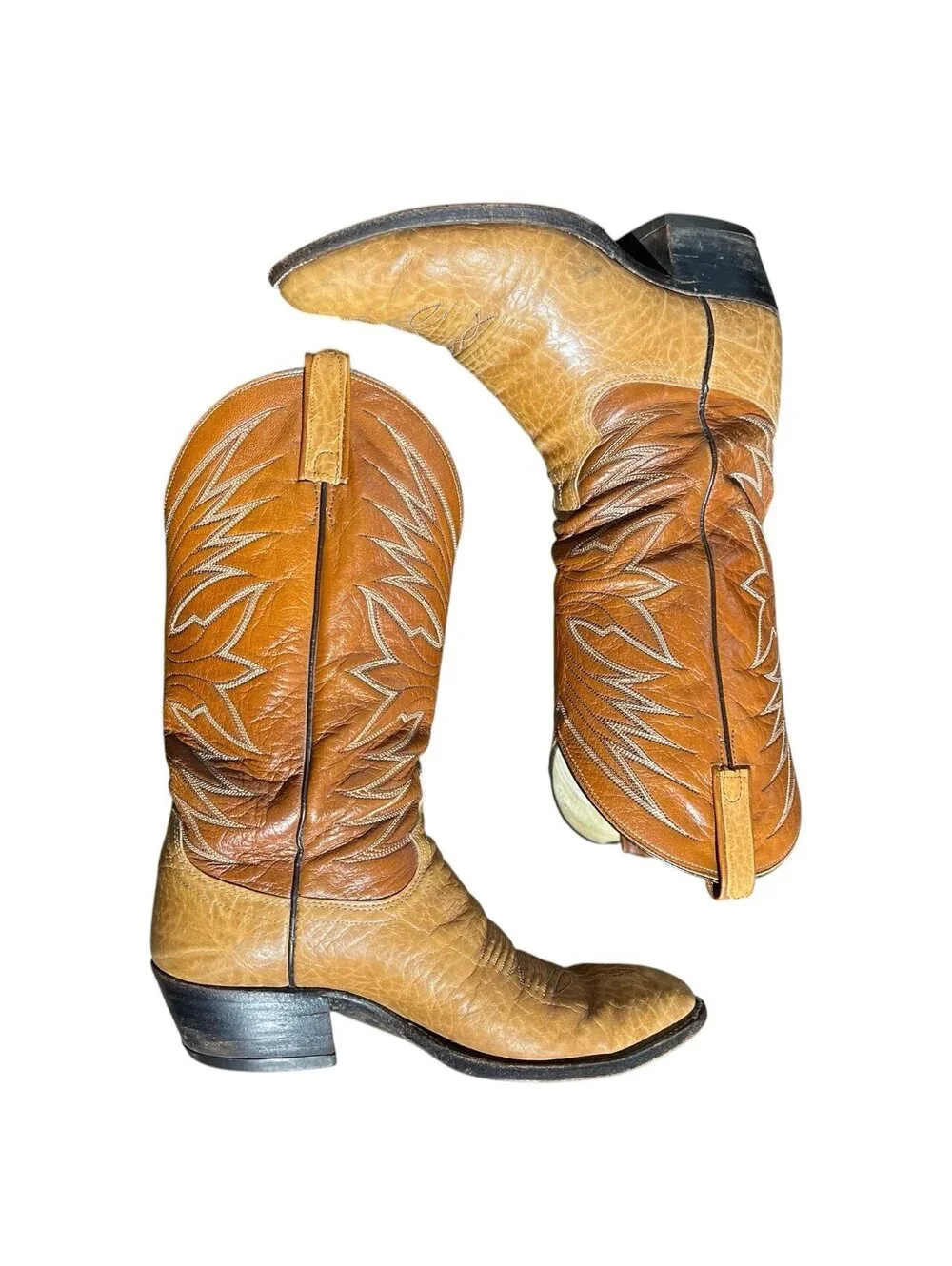 Vintage Dan Post Rhino Cowboy Boots
